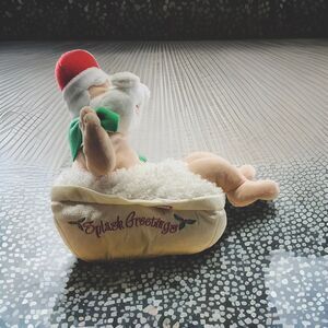 Sound & Lights Animatronics Santa In Bathtub Sound Splish Splash NO Movement VID